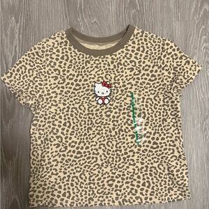 Hello Kitty Leopard Print T-Shirt